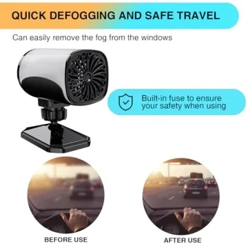 Portable Car Heater with Rapid Heating and Cooling Mode
