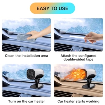 Portable Car Heater with Rapid Heating and Cooling Mode