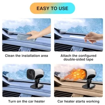 Portable Car Heater with Rapid Heating and Cooling Mode
