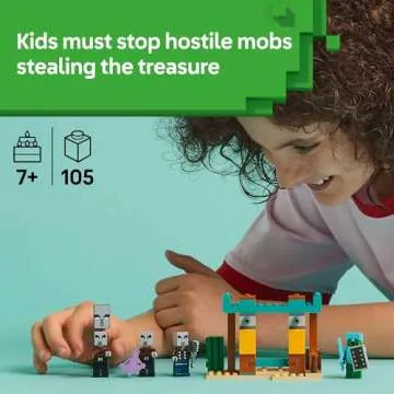 LEGO Minecraft The Illager Desert Patrol Toy with 4 Figures for Fun Building Play - Gift Idea for Ki...