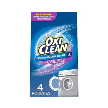 OxiClean Washing Machine Cleaner with Odor Blasters 4 Count