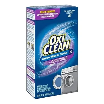 OxiClean Washing Machine Cleaner with Odor Blasters 4 Count