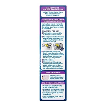 OxiClean Washing Machine Cleaner with Odor Blasters 4 Count