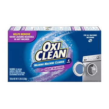OxiClean Washing Machine Cleaner with Odor Blasters 4 Count