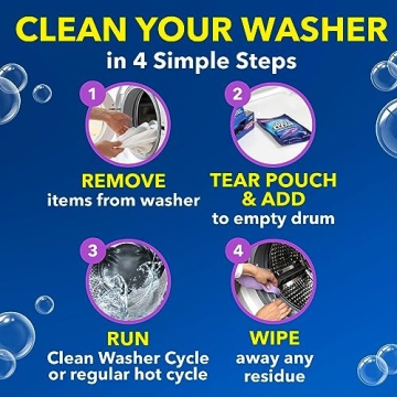 OxiClean Washing Machine Cleaner with Odor Blasters 4 Count