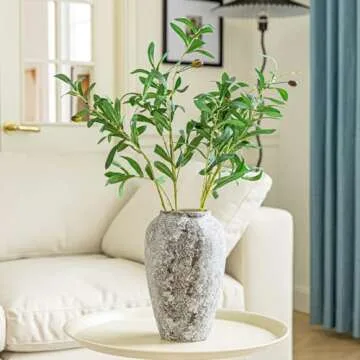 COTYNI Rustic Ceramic Vase for Beautiful Home Decor