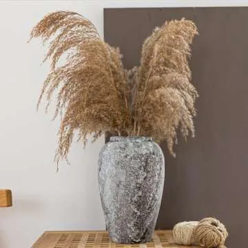 COTYNI Rustic Ceramic Vase for Beautiful Home Decor