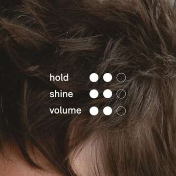 Natural Texturizing Paste for Men - 24 Hour Hold Styling for All Hair Types - Plant Based, Non-Greasy Lightweight Formula for Hydrating, Healthier Hair (1.69oz)