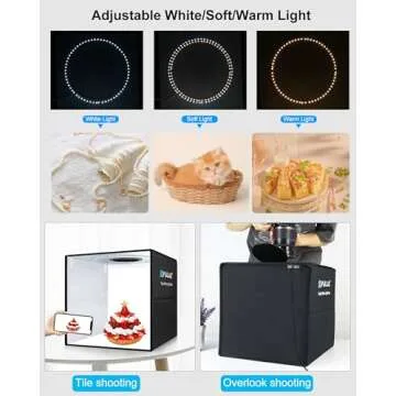 PULUZ 20x20 Portable Light Box for Stunning Product Photography