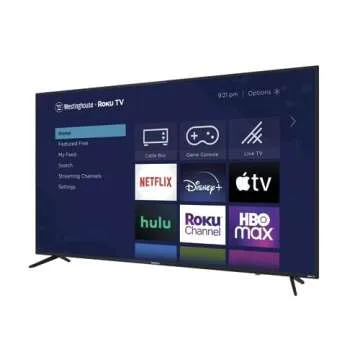 Westinghouse 65" 4K Ultra HD Smart Roku TV with HDR WR65UT4212 (Renewed)
