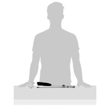 Swingline Long Reach Stapler, 20 Sheet Capacity, Jam Free, 12" Reach, Metal, Black (S7034121P)