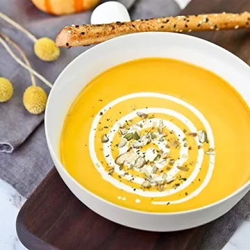 TGLBT 55oz Porcelain Salad Soup Bowls 3 Pack White