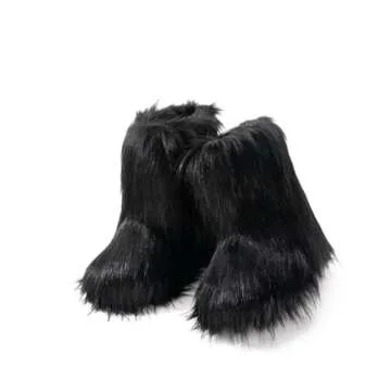 Stylish IXU Women's Faux Fur Boots for Winter Comfort