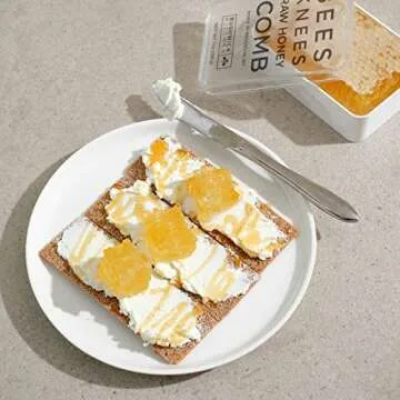 Bees Knees Raw Honeycomb Delicious All-Natural Gourmet Treat 7oz