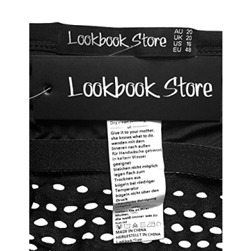 LookbookStore Stylish One Piece Crochet Lace Swimsuit