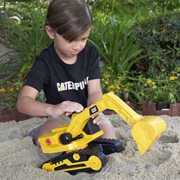 CAT Power Haulers Excavator with Lights and Sounds for Kids