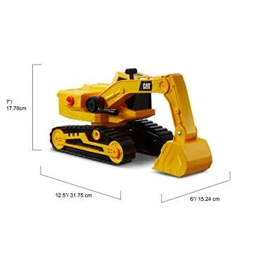 CAT Power Haulers Excavator with Lights and Sounds for Kids