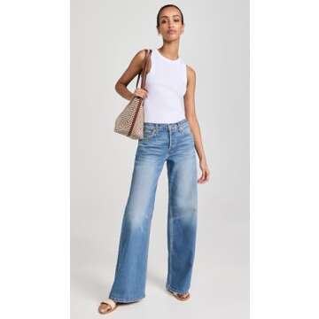 Madewell Women's Brightside Cutaway Tank, Eyelet White, S