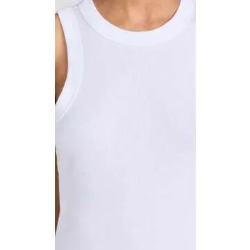 Madewell Women's Brightside Cutaway Tank, Eyelet White, S