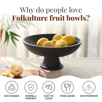 Elegant Wooden Fruit Bowl for Stunning Table Decor