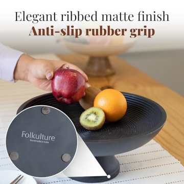 Elegant Wooden Fruit Bowl for Stunning Table Decor