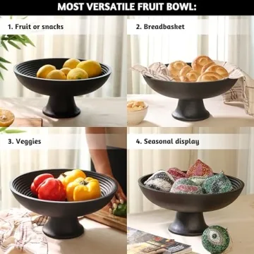 Elegant Wooden Fruit Bowl for Stunning Table Decor