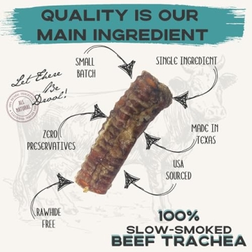 JACK'S PREMIUM Beef Trachea Natural Joint Support for Dogs
