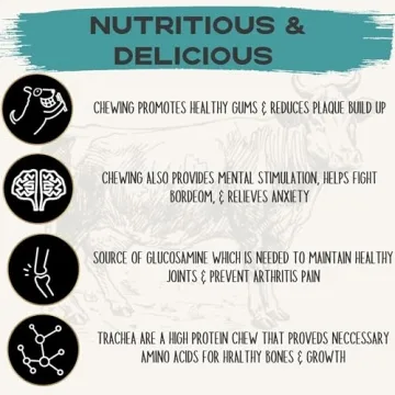 JACK'S PREMIUM Beef Trachea Natural Joint Support for Dogs