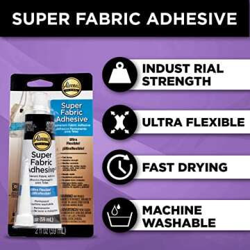 Aleene's Platinum Bond Adhesive Super Fabric 2 oz