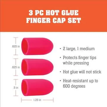 Mod Podge Hot Glue Gun Finger Caps, Original Version