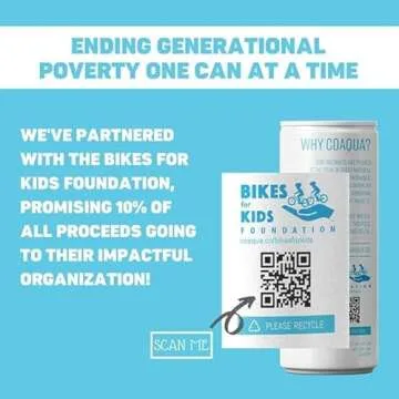 CoAqua Organic Coconut Water, 12 Pack, Natural Electrolytes for Hydration, Naturally Sweet Electrolyte Drink Potassium, Pure Coconut Water Not from Concentrate, Fat Free, Low Sugar, 16.9 Fl Oz Cans