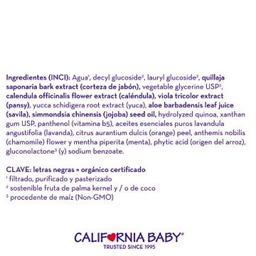 California Baby Chamomile Mint Shampoo and Body Wash 8.5oz