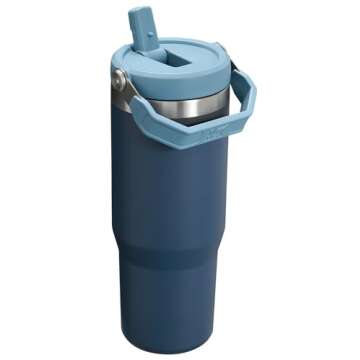 Stanley IceFlow Stainless Steel Tumbler - Vacuum Insulated Water Bottle for Home, Office or Car Reus...