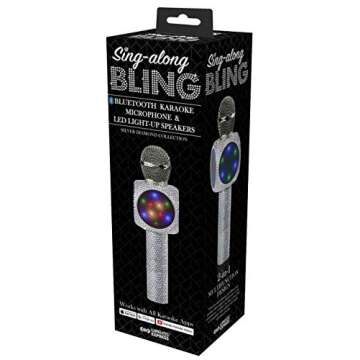 Wireless Express Sing-Along Bling Karaoke Microphone