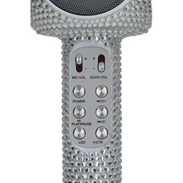 Wireless Express Sing-Along Bling Karaoke Microphone