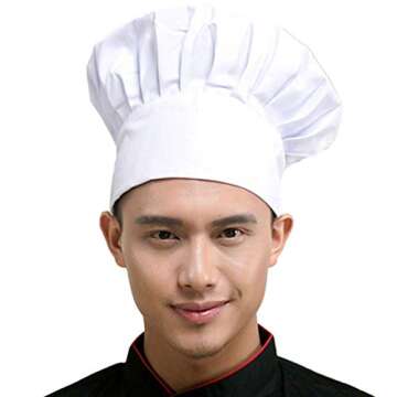 Adjustable Hyzrz Chef Hat Set - Perfect for Cooking