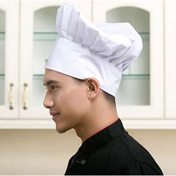 Adjustable Hyzrz Chef Hat Set - Perfect for Cooking