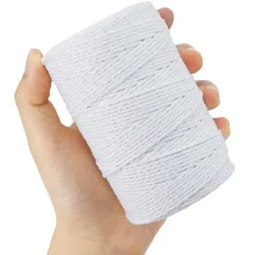 Durable 500 Feet Cotton Twine for Crafts and Kitchen