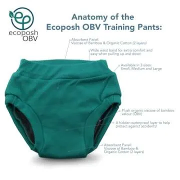 Kanga Care Ecoposh OBV Reusable Potty Training Pants - Boysenberry