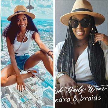 FURTALK Summer Panama Hat for Sun Protection and Style