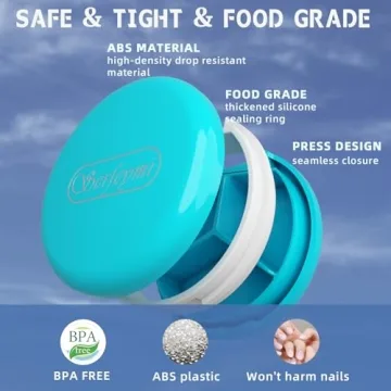 Compact Serfeymi Pill Box - Stylish Travel Organizer
