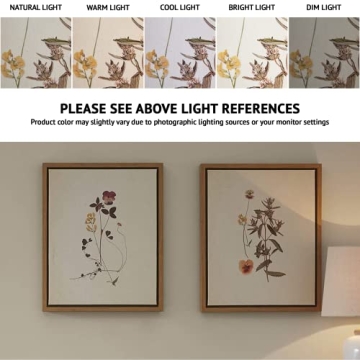 Elegant Floral Framed Canvas Art for Modern Homes