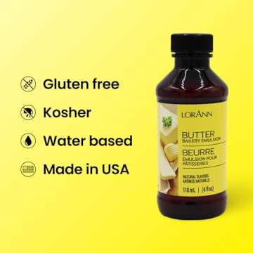 Lorann Oils Butter Bakery Emulsion - True Butter Flavor