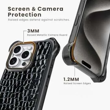 Sansunto Case for iPhone 15 Pro Max - Full Body Protection & Ultra Impact Shockproof Design