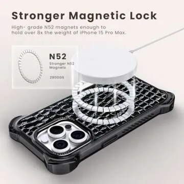 Durable Sansunto Case for iPhone 15 Pro Max with MagSafe