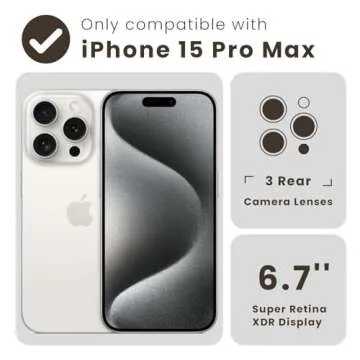 Durable Sansunto Case for iPhone 15 Pro Max with MagSafe