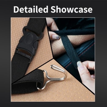 FIOQE Universal Seat Cushion - Black Full Back Comfort