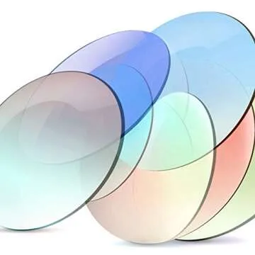 OLINOWL Cat Eye Sunglasses Oversized Colored Eyewear