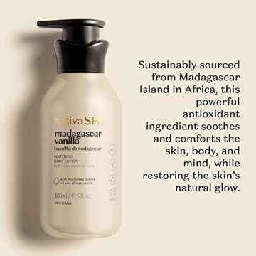 Nativa SPA by O Boticário, Madagascar Vanilla Moisturizing Body Lotion, Fragranced Skin Moisturizer...