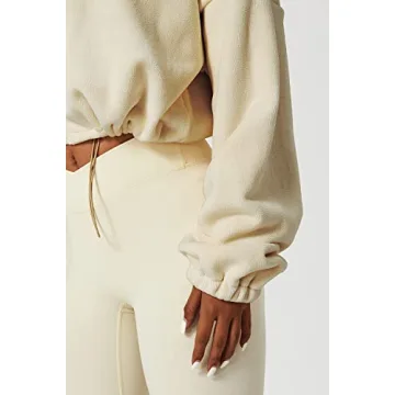 Warm QINSEN Women's Polar Fleece Bomber Jacket for Winter Comfort